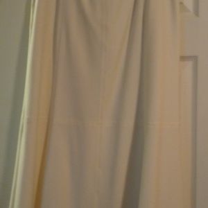 Liz Claiborne Ivory A-Line Skirt   A1202